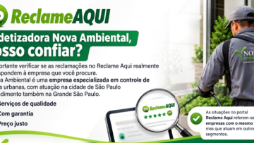 dedetizadora nova ambiental reclame aqui